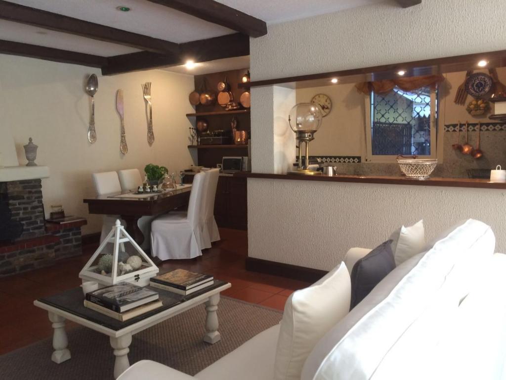 Soggiorno e cucina del Loft Garden
